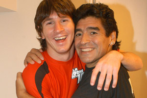 messi maradona